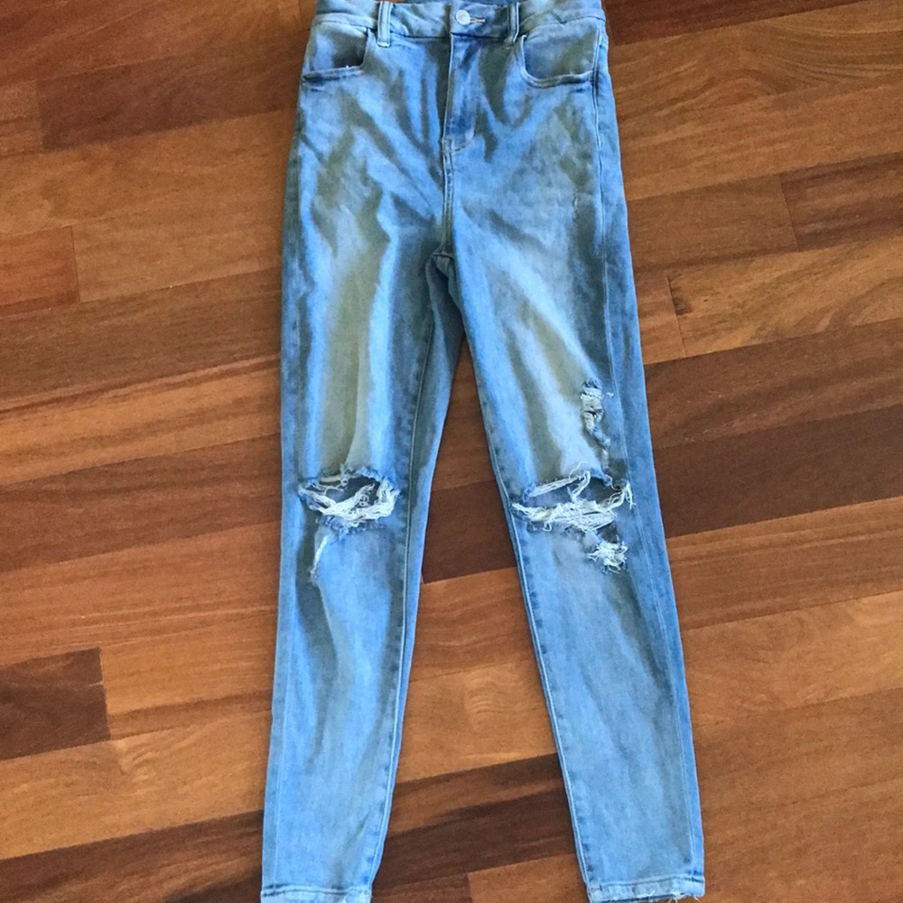 American eagle new curvy high rise jeggings